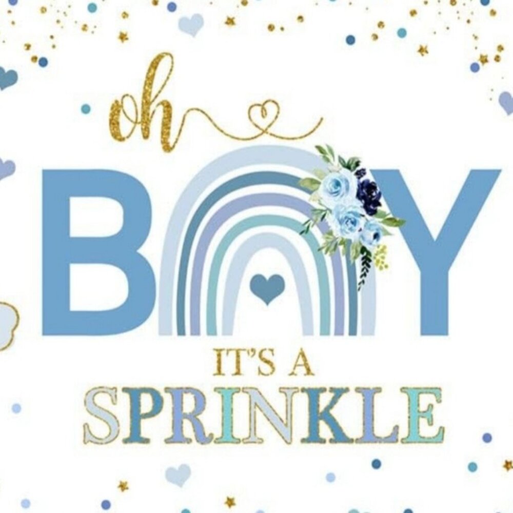 Baby Sprinkle backdrop